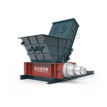 Hazardous Waste Size Reduction Pretreatment Fine Shredder with Reverse Function
