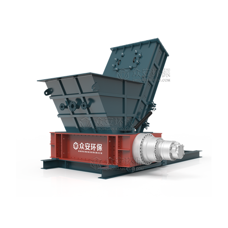 Hazardous Waste Size Reduction Pretreatment Fine Shredder with Reverse Function